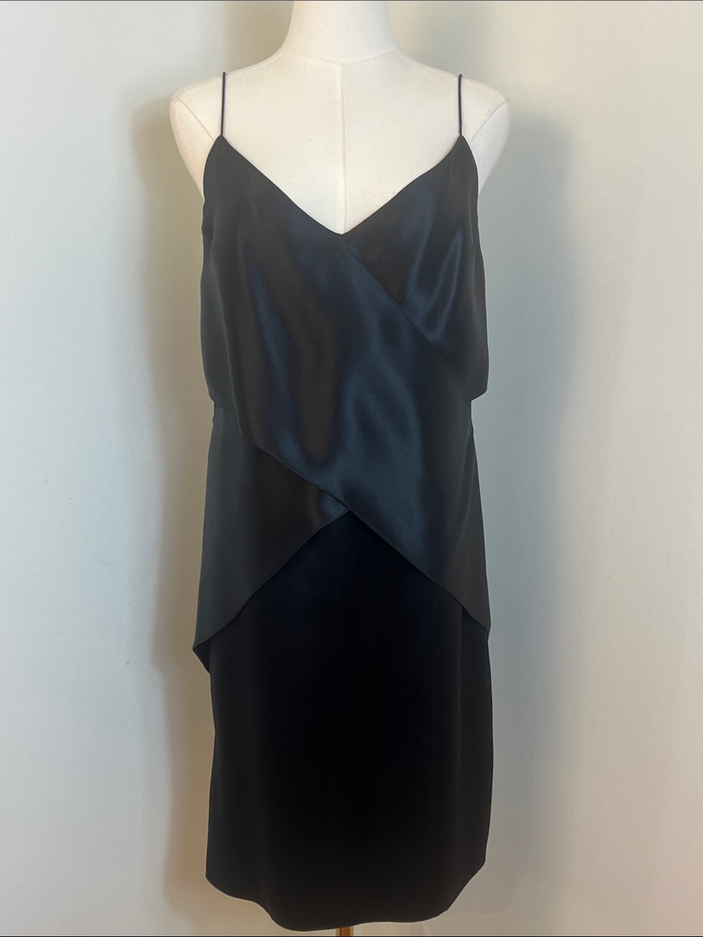 Ralph Lauren Black Label Layered Silk Slip Dress